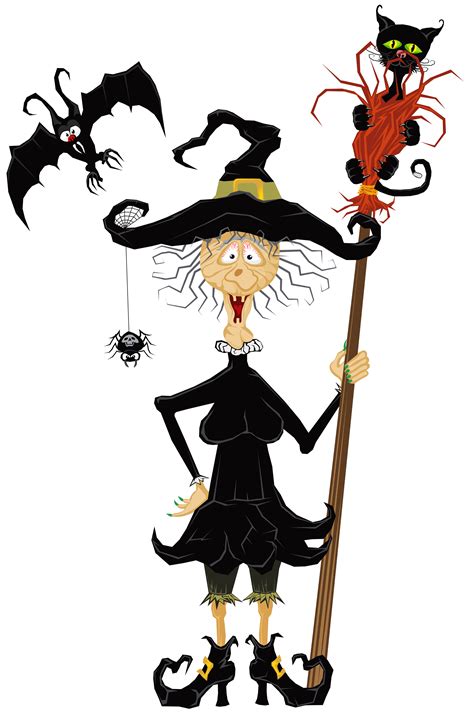 halloween witches clipart